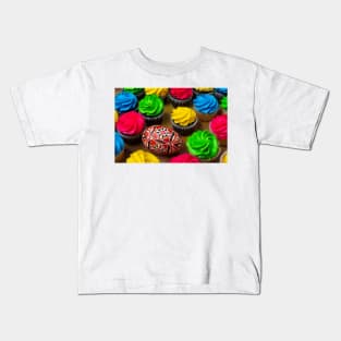 Hand Painted Egg And Cupcakes Kids T-Shirt